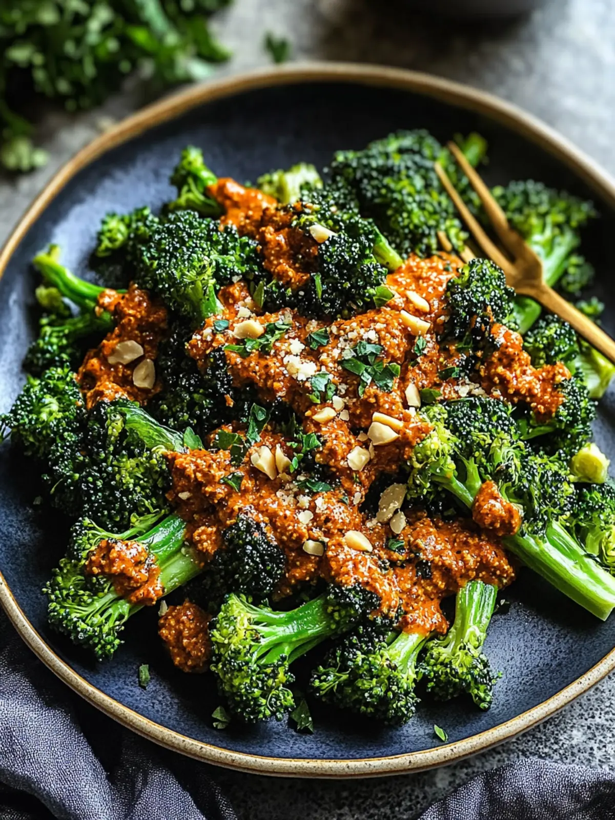 Charred Broccoli with Hazelnut Romesco: Elevate Your Veggies 2 Charred Broccoli with Hazelnut Romesco