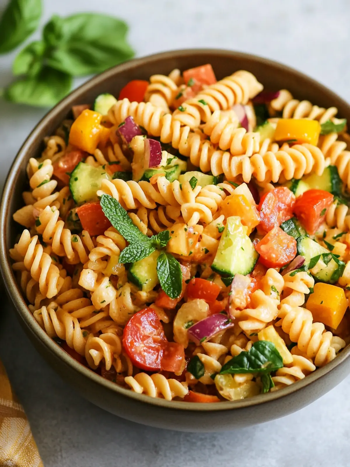 Zesty Salad Supreme Pasta Salad for Fresh Family Feasts 4 Zesty Salad Supreme Pasta Salad