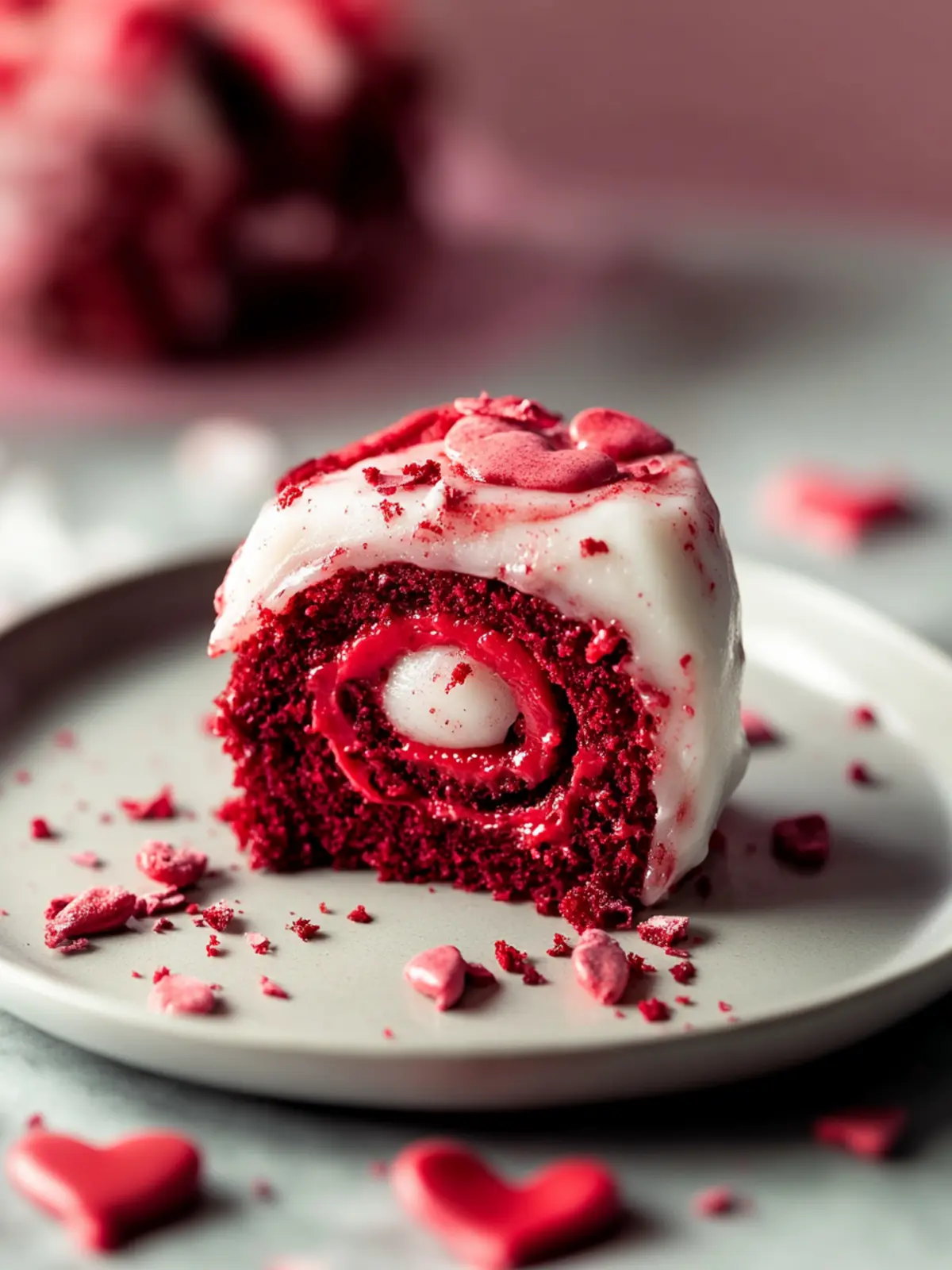 Irresistible Red Velvet Valentine’s Day Cinnamon Rolls Recipe 4 Red Velvet Valentine’s Day Cinnamon