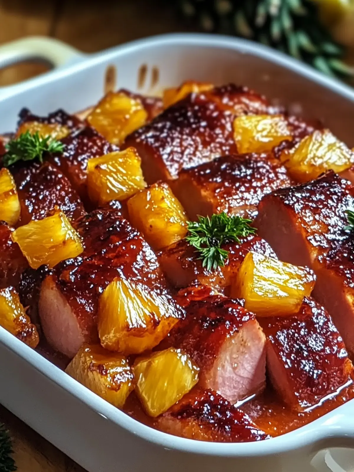Sweet and Savory Brown Sugar Pineapple Ham Bake Delight 5 Brown Sugar Pineapple Ham Bake