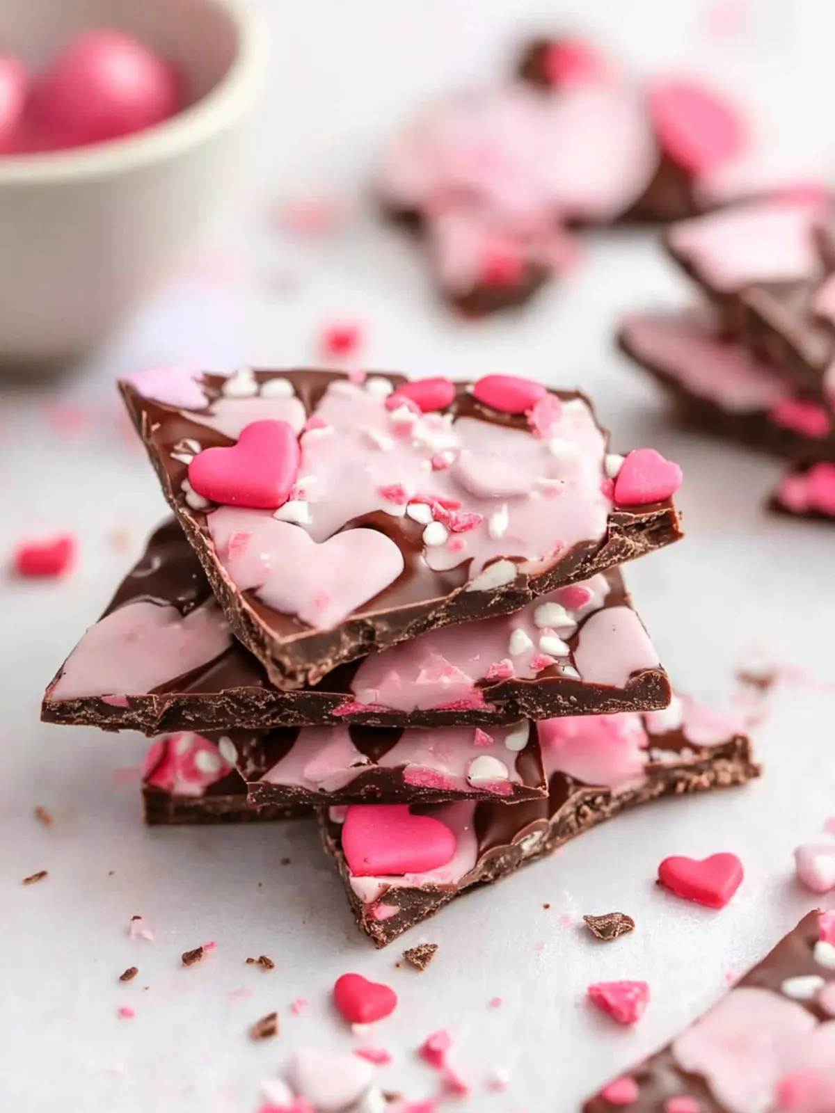 Valentine’s Chocolate Bark Recipe