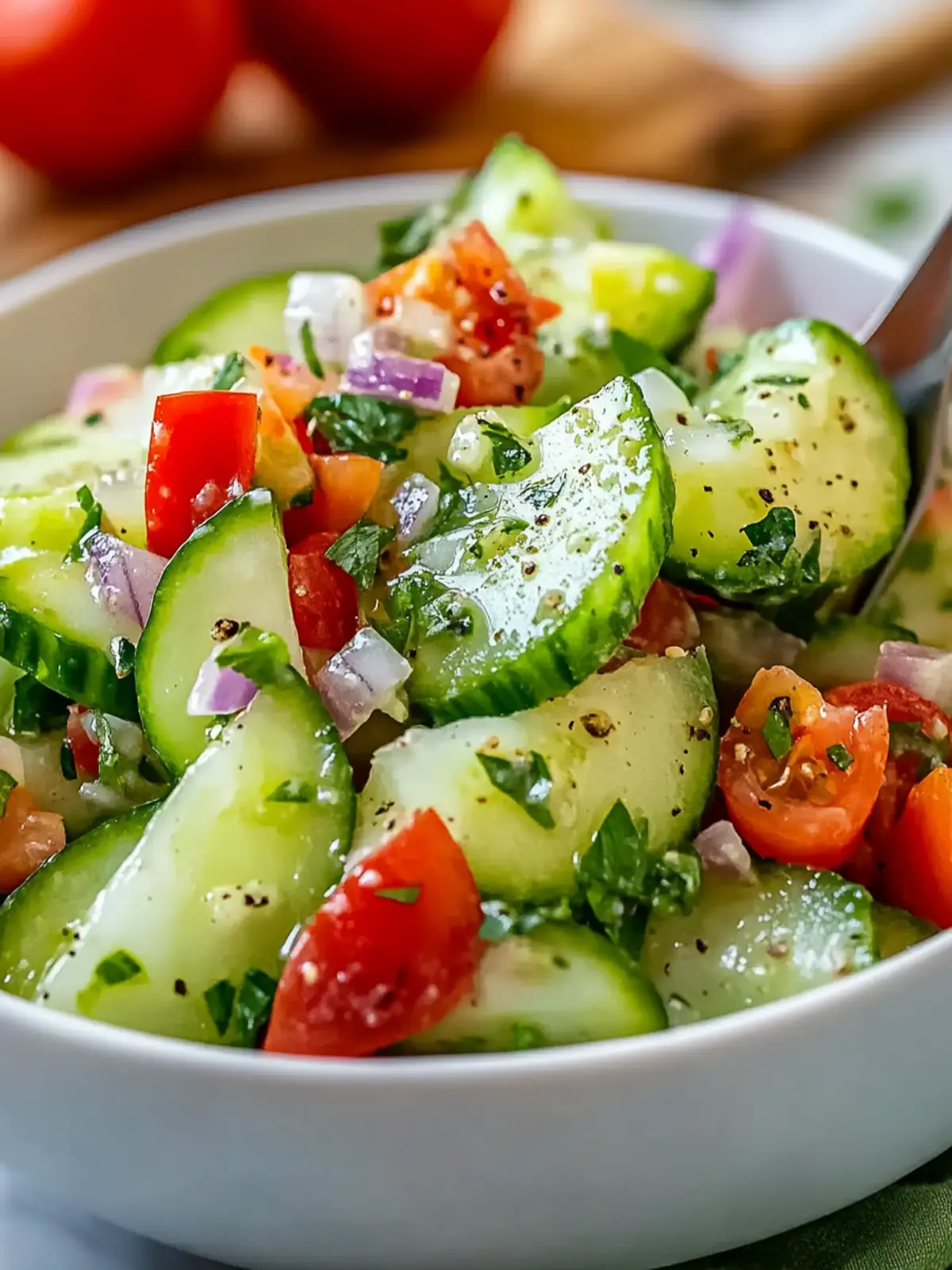 Zesty Quick Italian Cucumber Salad for Effortless Freshness 3 Quick Italian Cucumber Salad