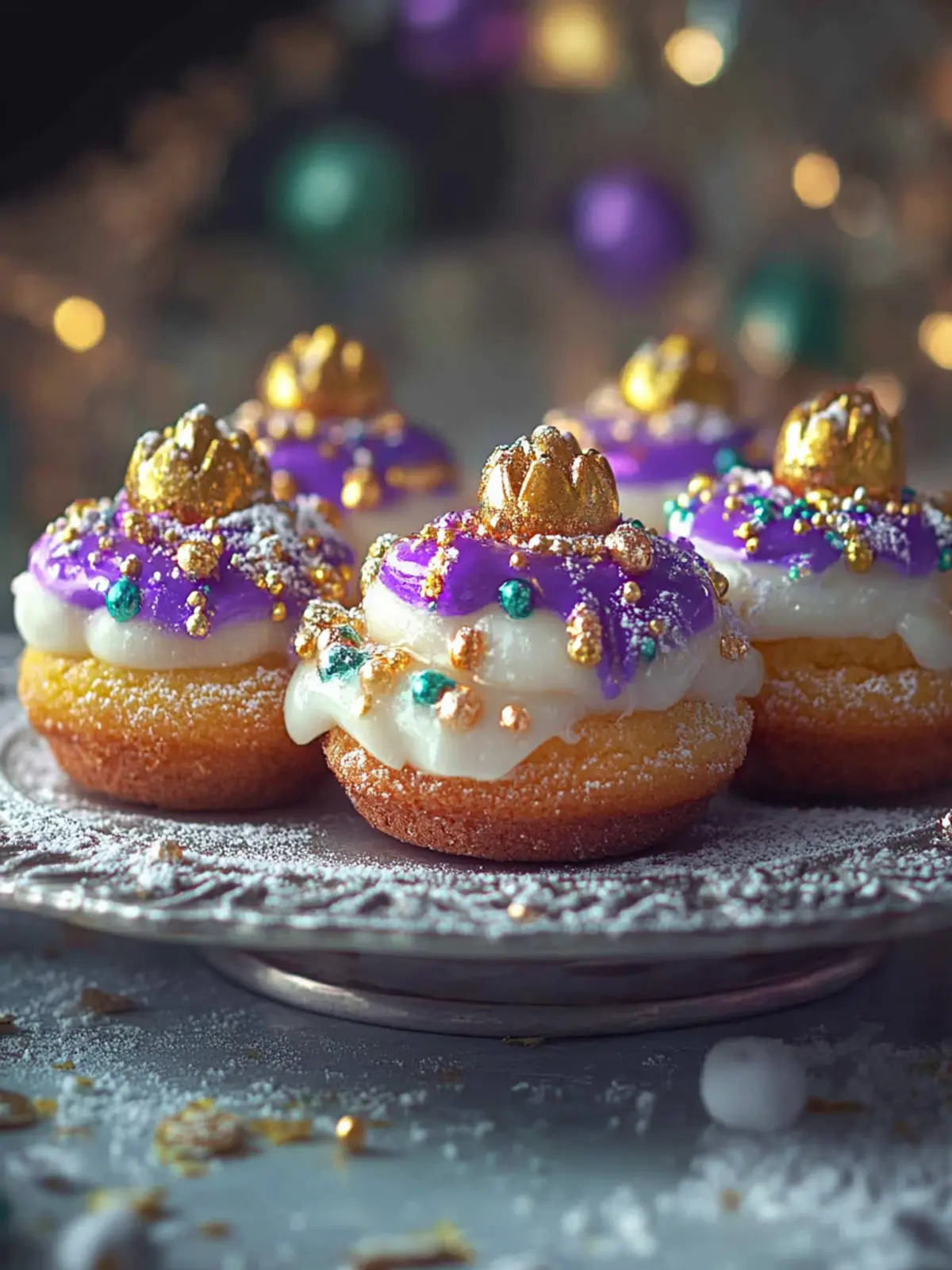Mini King Cakes: Festive, Healthy Treats for Every Celebration 3 Mini King Cakes