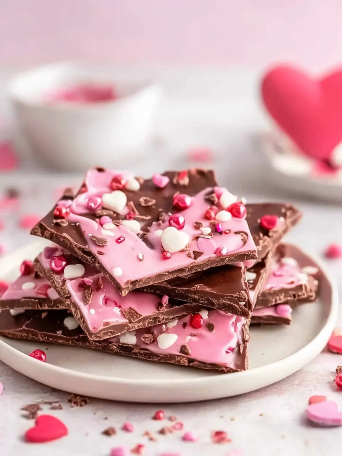 Valentine’s Chocolate Bark Recipe