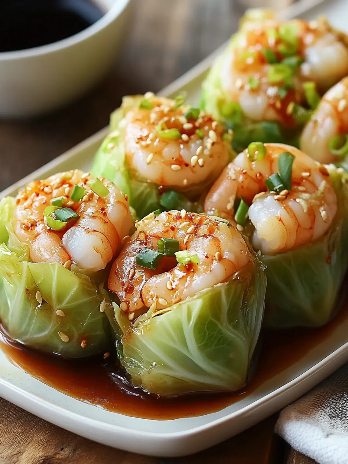 Delicious Shrimp & Ginger Stuffed Cabbage Rolls You’ll Love 5 Shrimp & Ginger Stuffed Cabbage Rolls