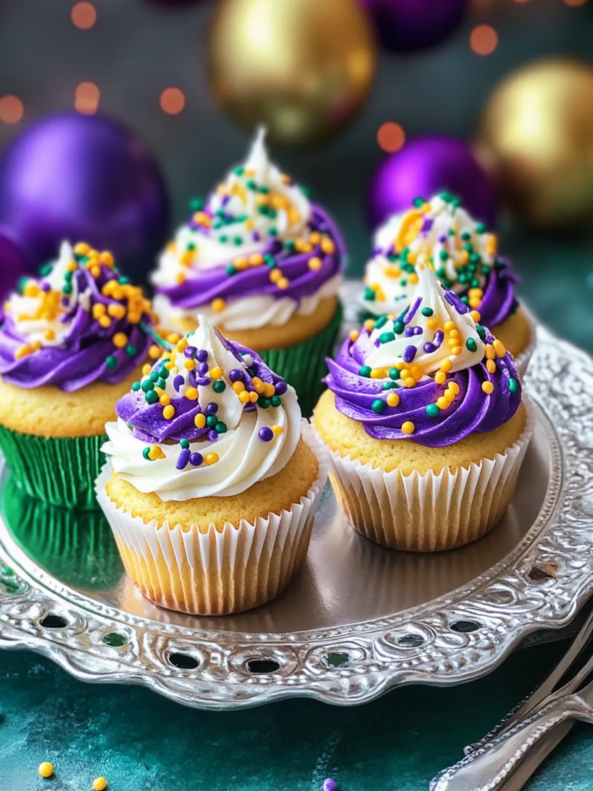 King Cake Cupcakes