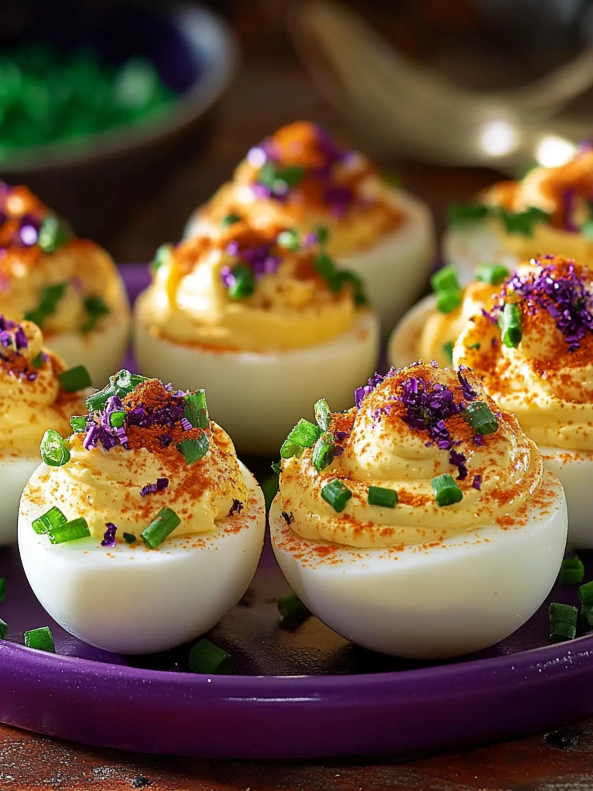 Mardi Gras Deviled Eggs: The Ultimate Festive Party Snack 5 Mardi Gras Deviled Eggs