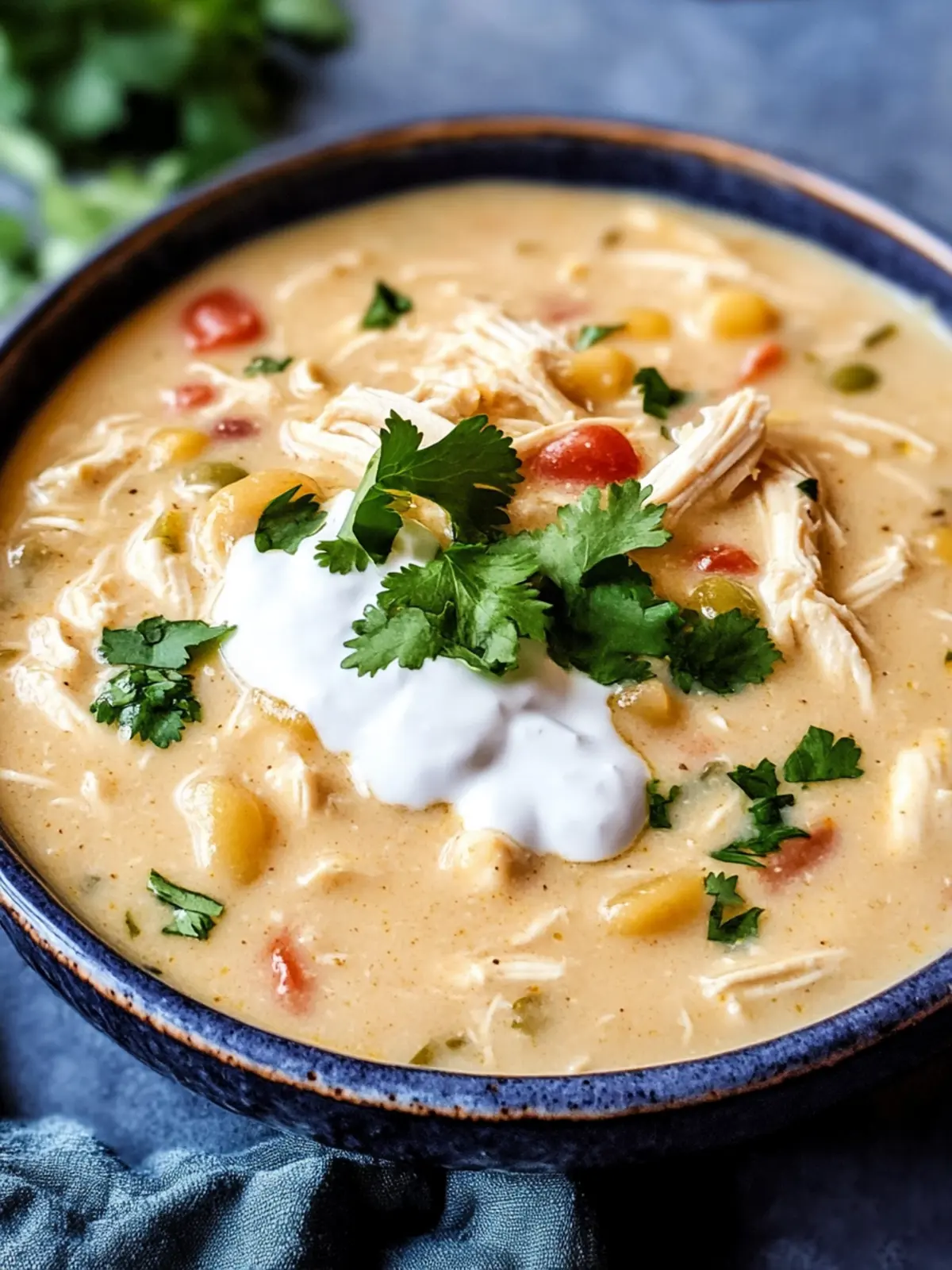 Crockpot Creamy White Chicken Chili for Cozy Comfort Evenings 2 Crockpot Creamy White Chicken Chili