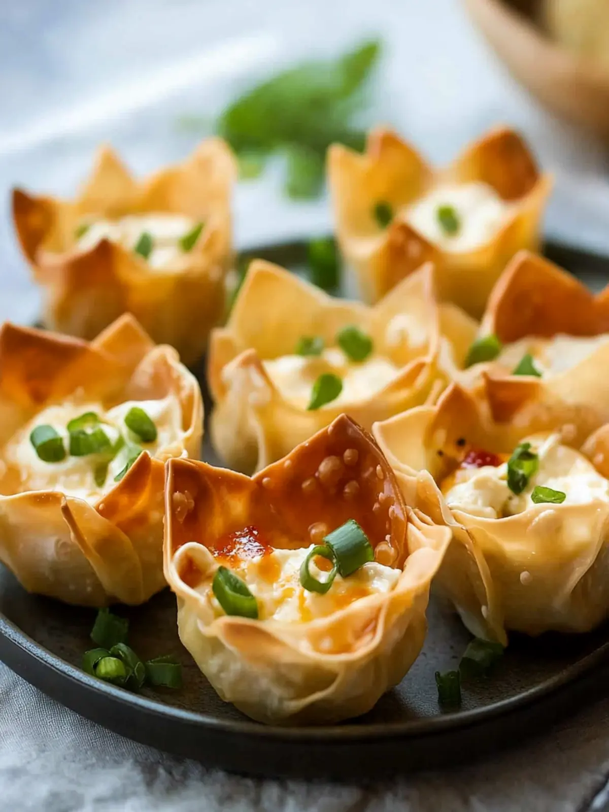 Savory Creole Cream Cheese Wonton Cups for Your Next Gathering 5 Creole Cream Cheese Wonton Cups