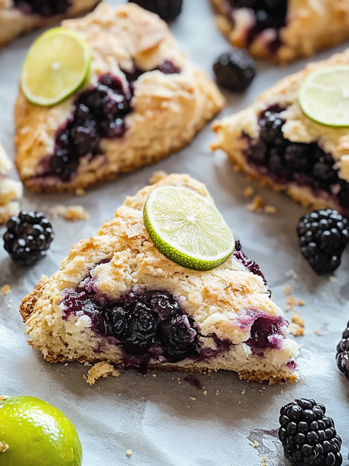 Blackberry Lime Scones: Sweet & Zesty Treats for Any Day 3 Blackberry Lime Scones