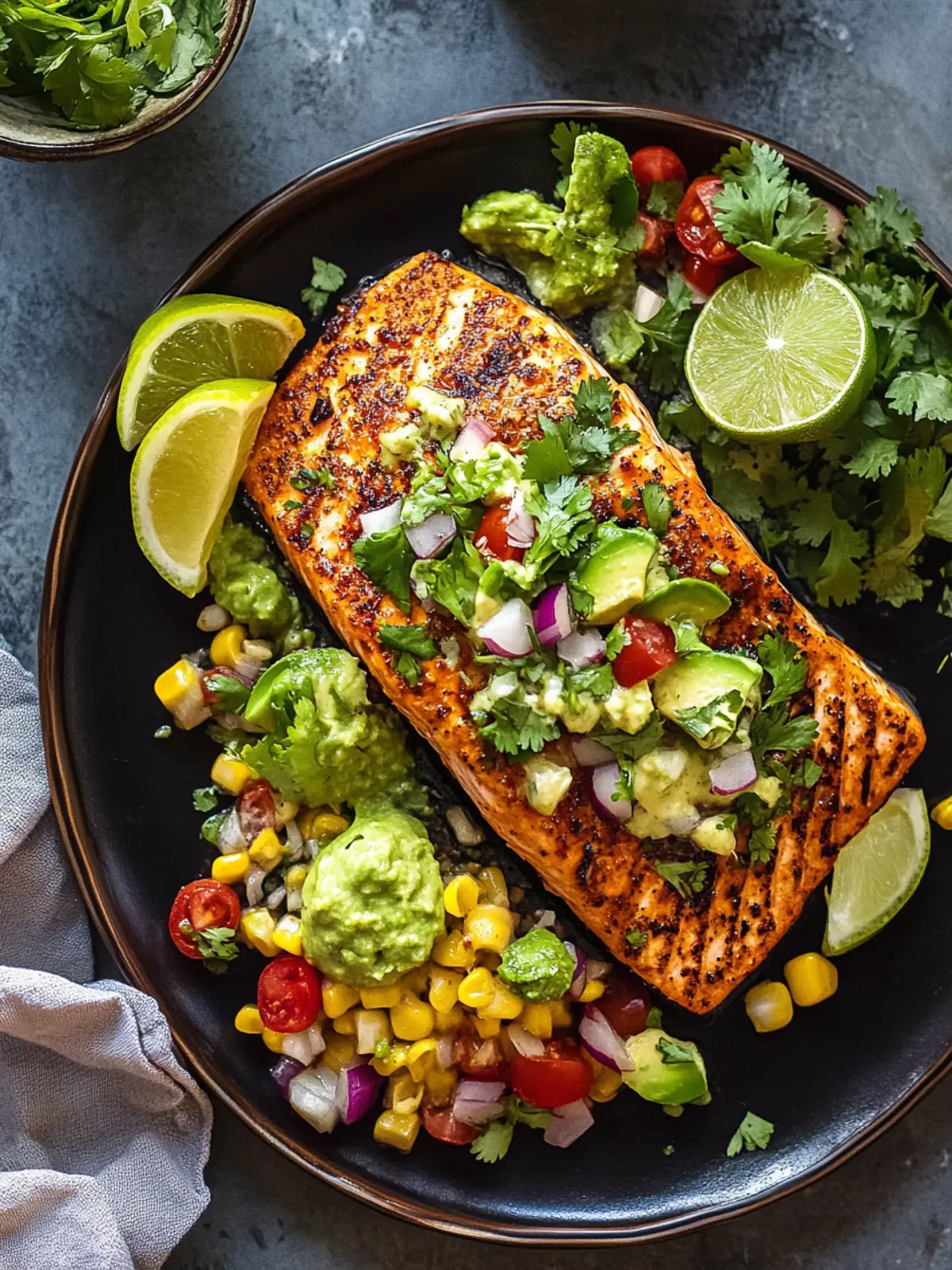 Mexican Salmon with Avocado Sauce: A Flavorful 30-Minute Meal 2 Mexican Salmon