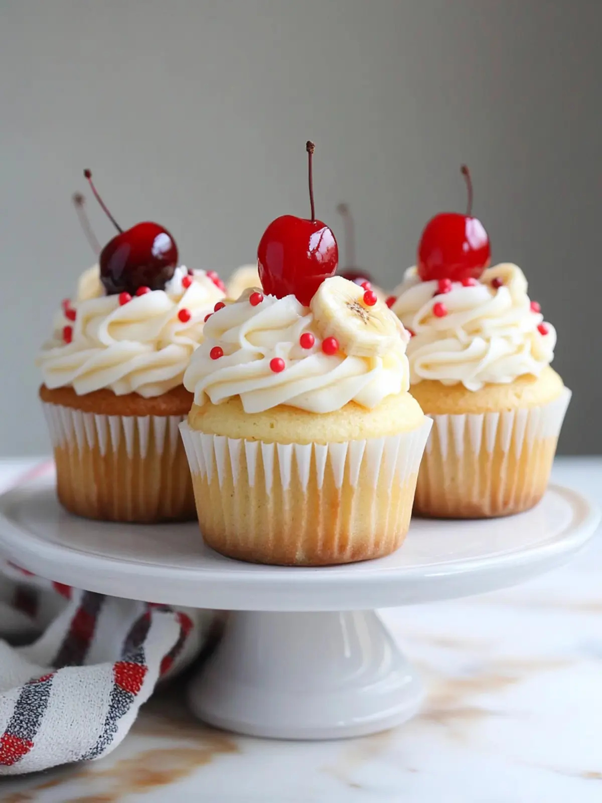 Banana Split Cupcakes That Bring Back Sweet Memories 3 Banana Split Cupcakes