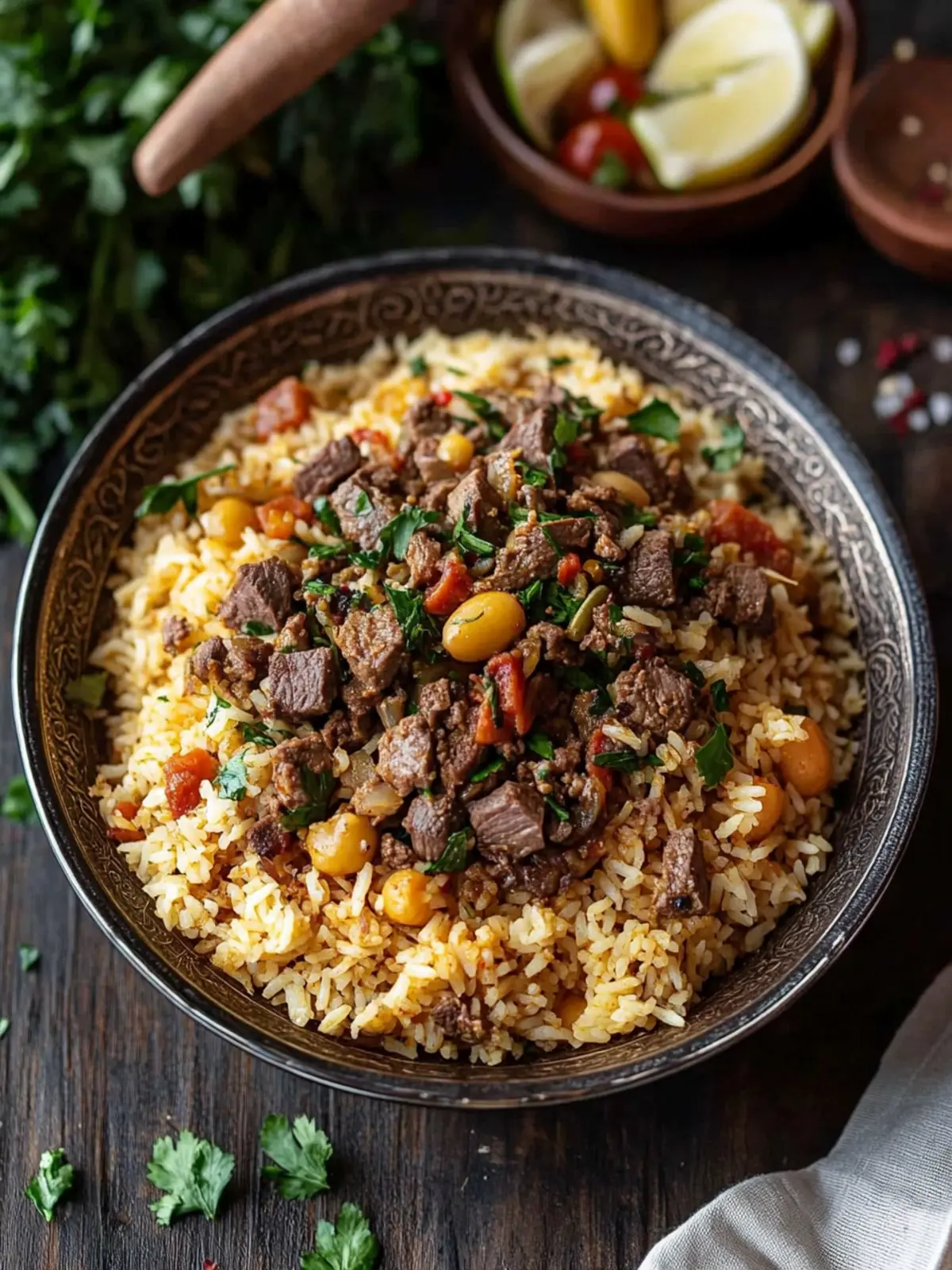 Ultimate Lamb Ouzi Rice: A Deliciously Cozy Middle Eastern Dish