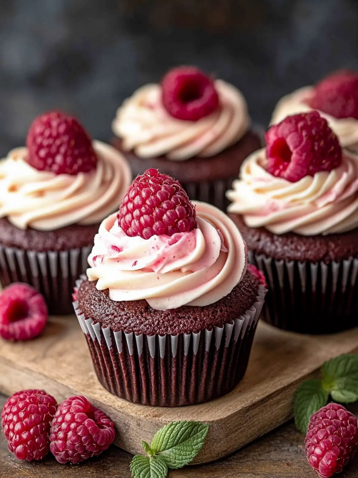 Irresistible Chocolate Raspberry Cupcakes for Any Celebration 3 Chocolate Raspberry Cupcakes