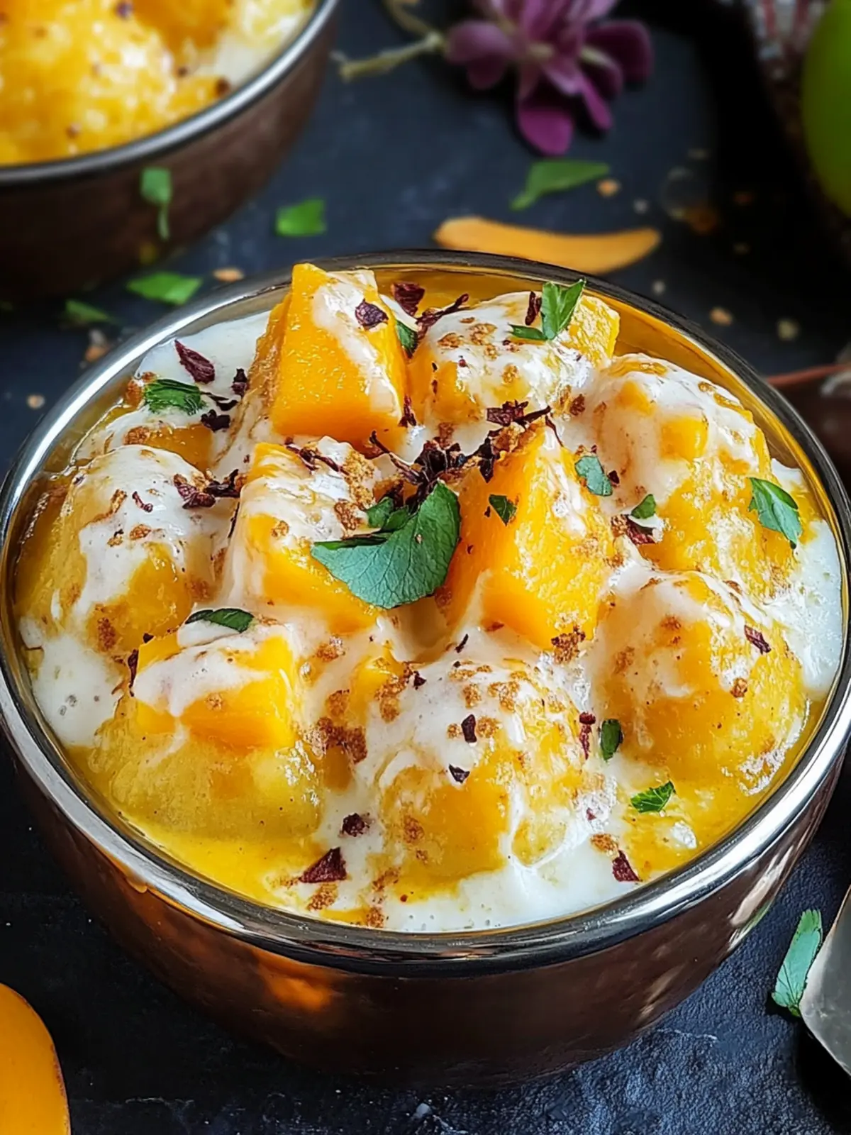Shahi Mango Dahi Vada