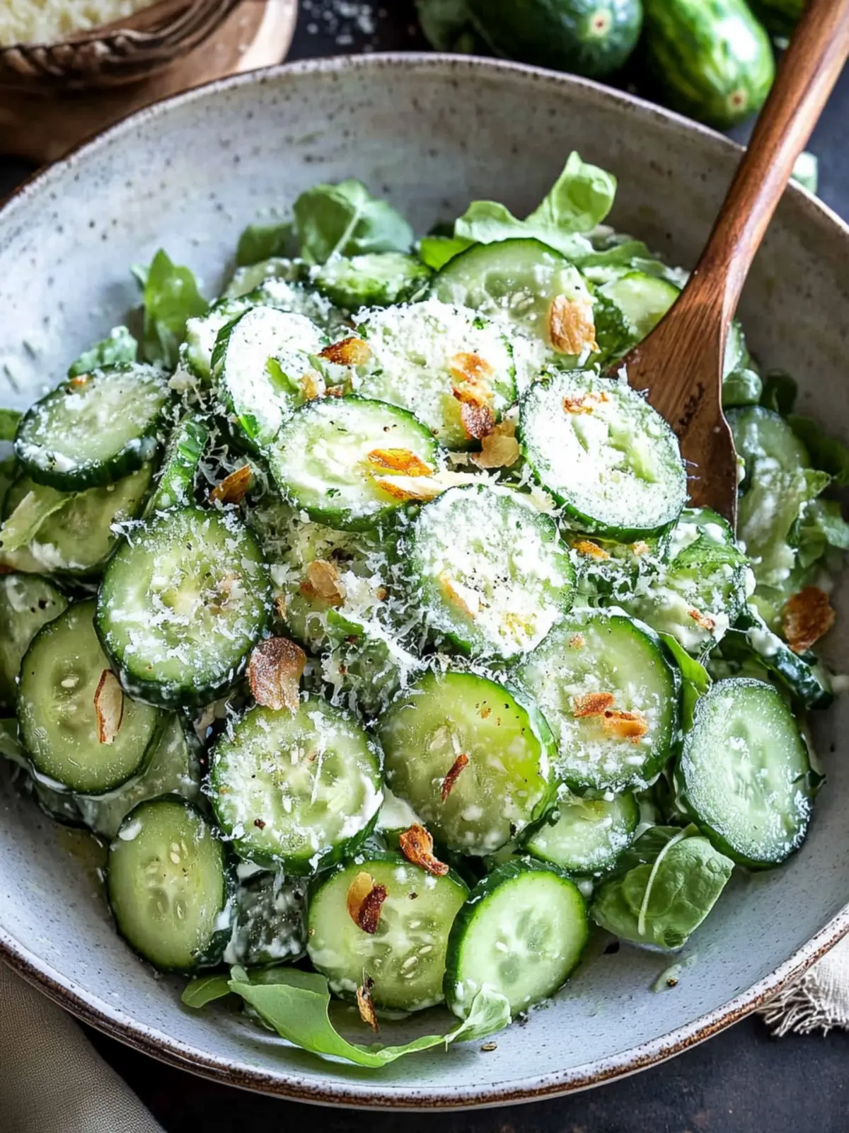Crispy Cucumber Caesar Salad: A Refreshing Take You’ll Love 3 Cucumber Caesar Salad