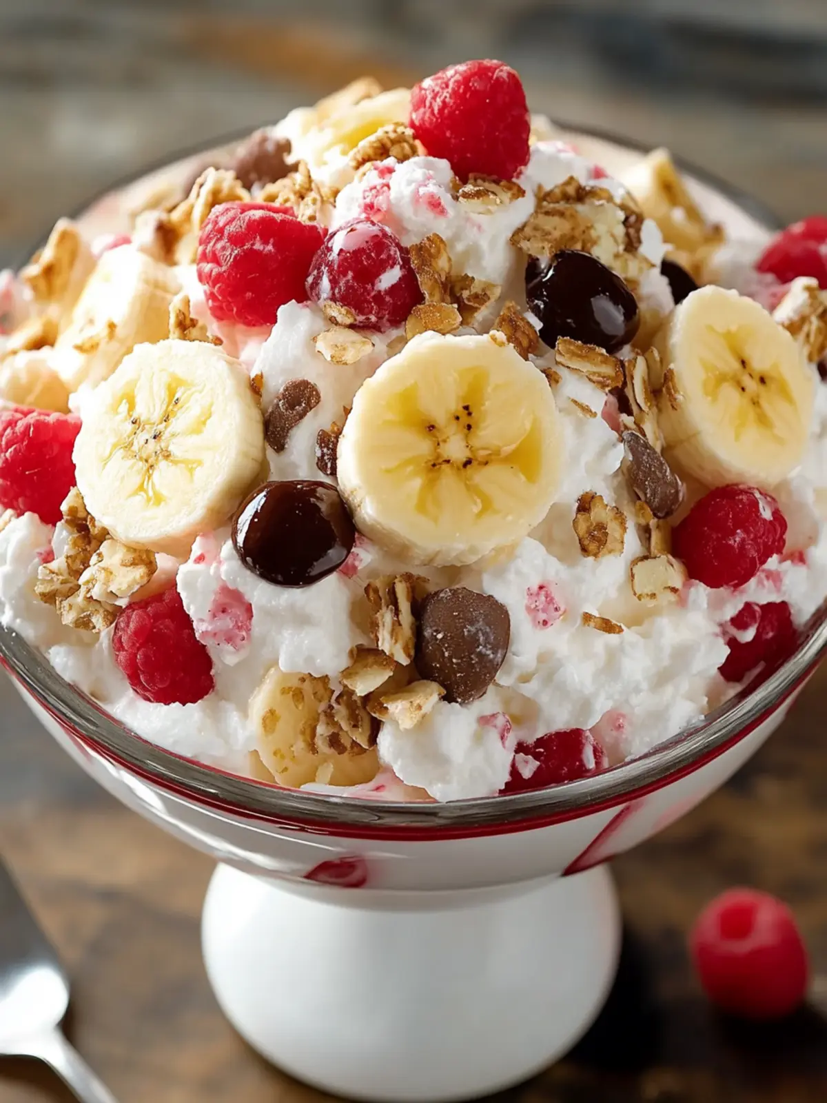 Banana Split Fluff Salad