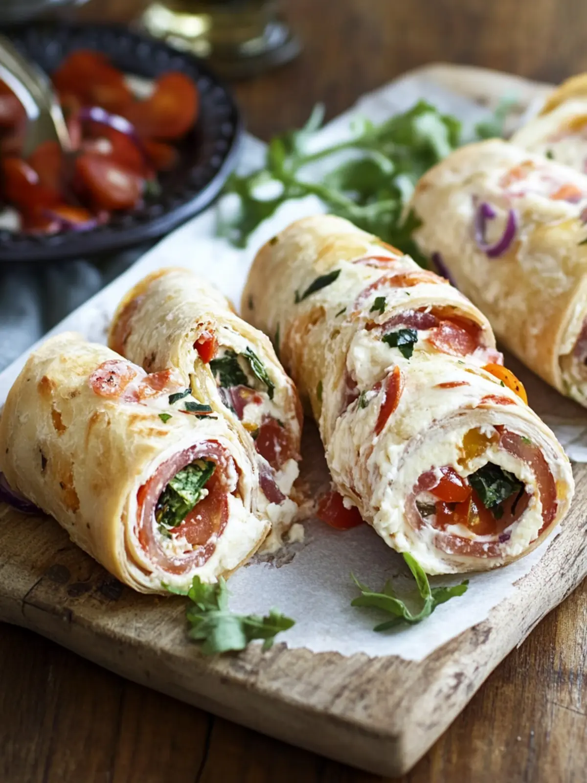 Muffuletta Cream Cheese Roll-Up: Easy Flavor-Packed Appetizer 2 Muffuletta Cream Cheese Roll-Up