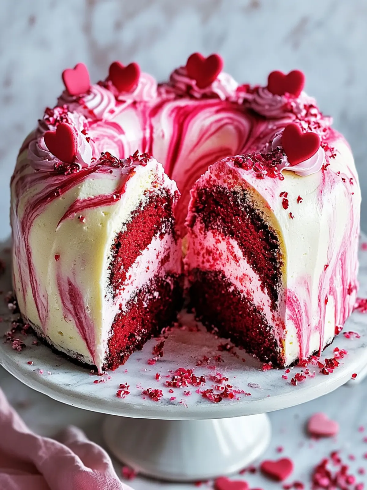 Delicious Valentine’s Swirl Cake to Wow Your Loved Ones 2 Valentine’s Swirl Cake
