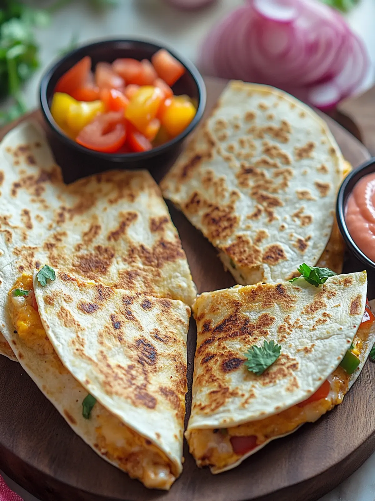 Heart-Shaped Quesadillas That Will Melt Your Heart and Tastebuds 4 Heart-Shaped Quesadillas