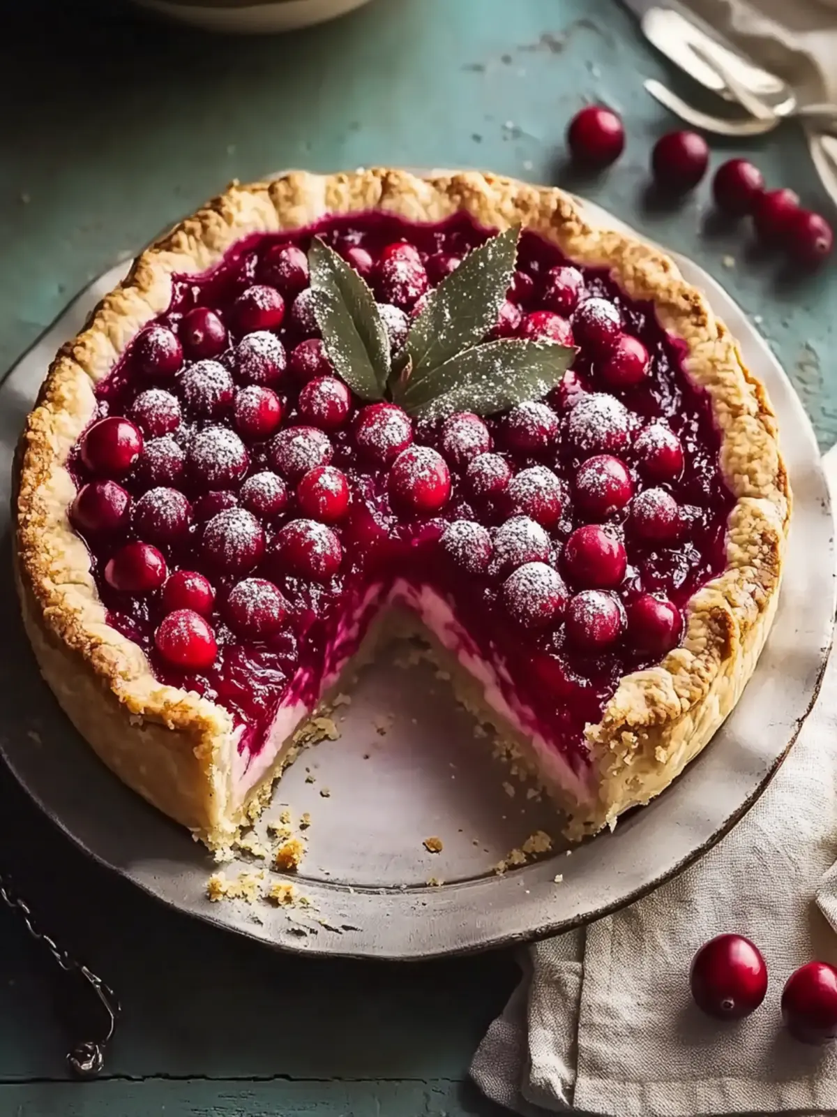 Cranberry-Topped Raised Pie: Your Festive Holiday Showstopper 3 Cranberry-Topped Raised Pie
