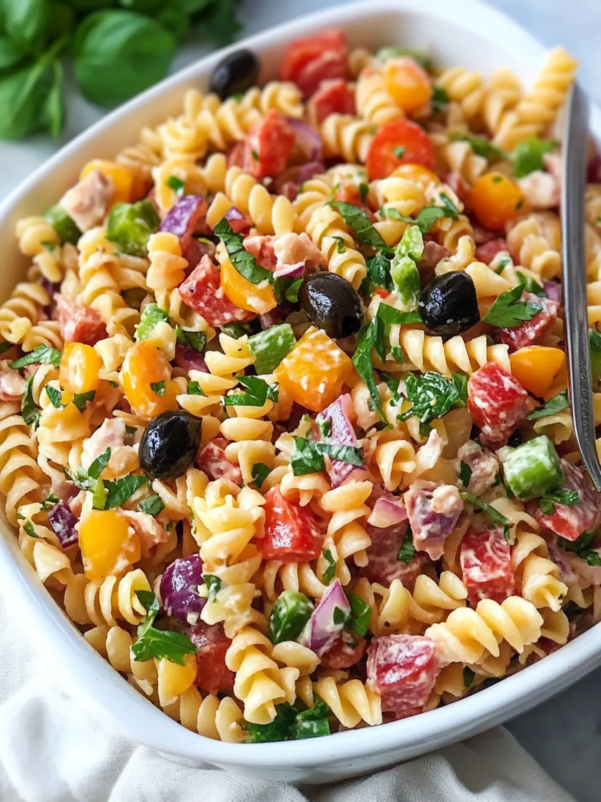 Mouthwatering Muffuletta Pasta Salad for Easy Weeknight Meals 3 Muffuletta Pasta Salad