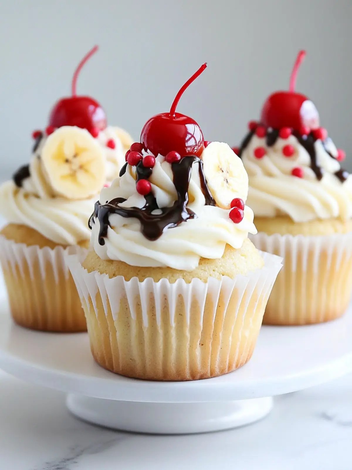 Banana Split Cupcakes That Bring Back Sweet Memories 2 Banana Split Cupcakes