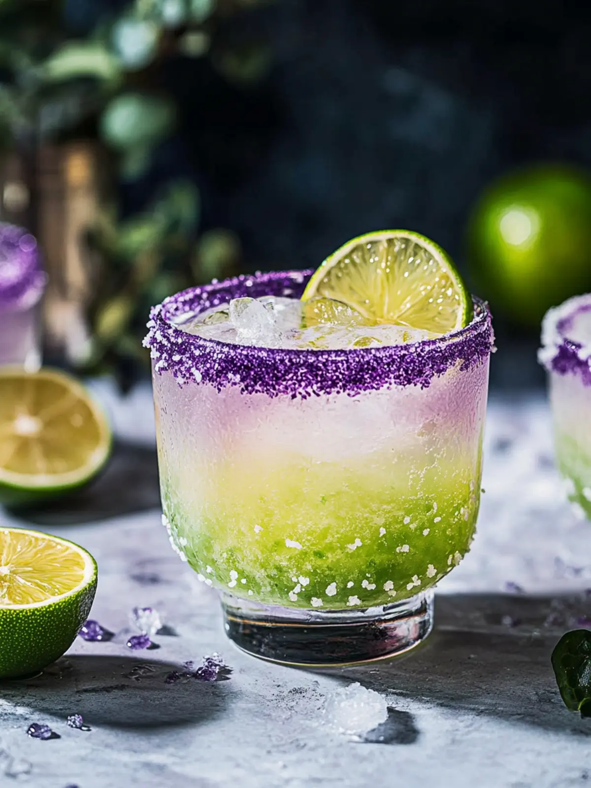 Mesmerizing Galaxy Margarita with Color-Changing Tequila 3 Galaxy Margarita