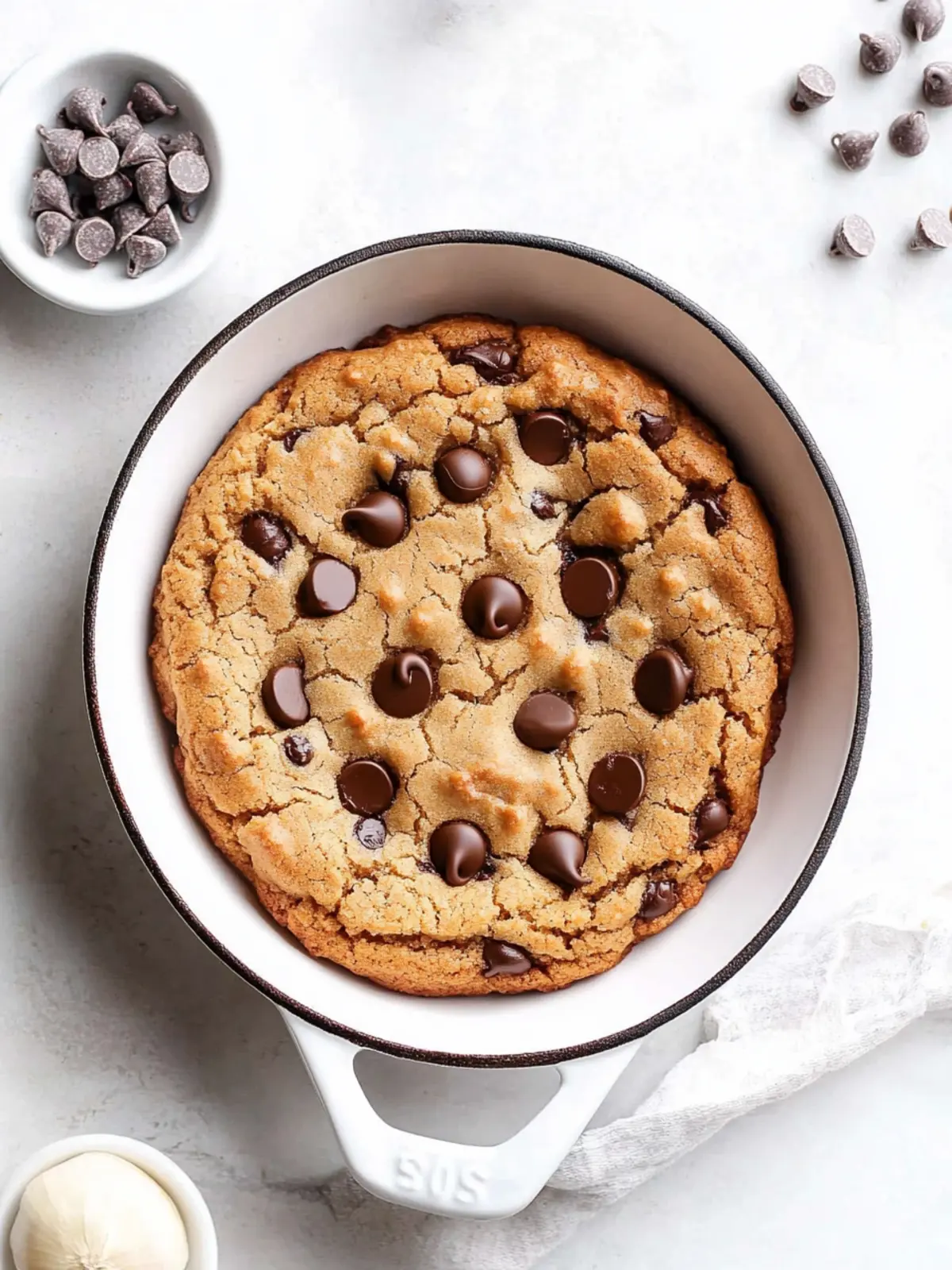 Vegan Skillet Chocolate Chip Cookie: Warm, Gooey Indulgence 5 Vegan Skillet Chocolate Chip Cookie