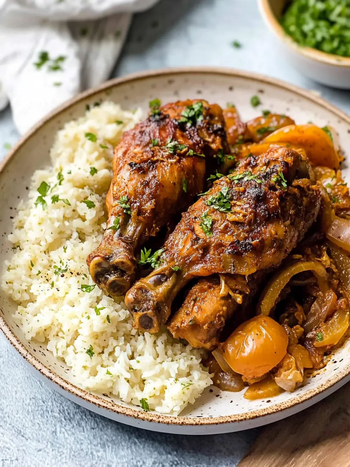 Savory Senegalese Chicken Yassa with Sweet Caramelized Onions 3 Senegalese Chicken