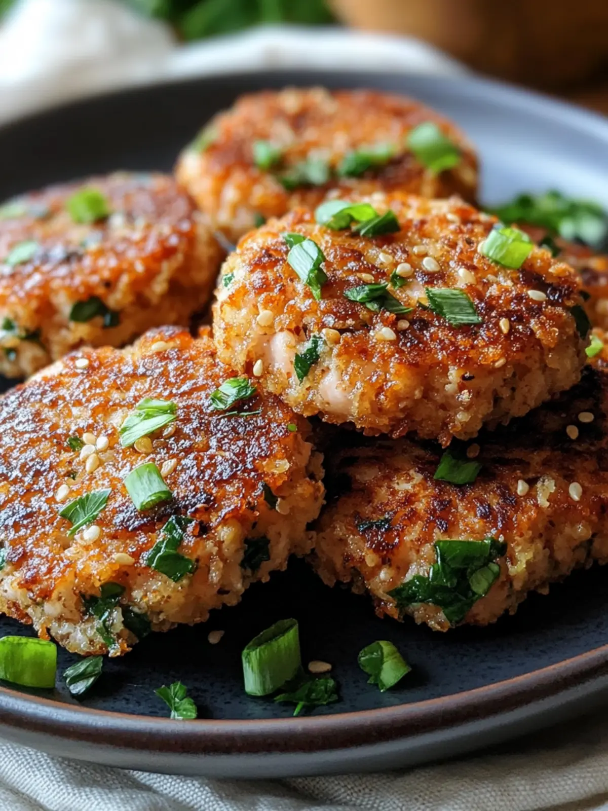 Savory Sesame Crusted Salmon Patties for Quick Dinners 5 Sesame Crusted Salmon Patties