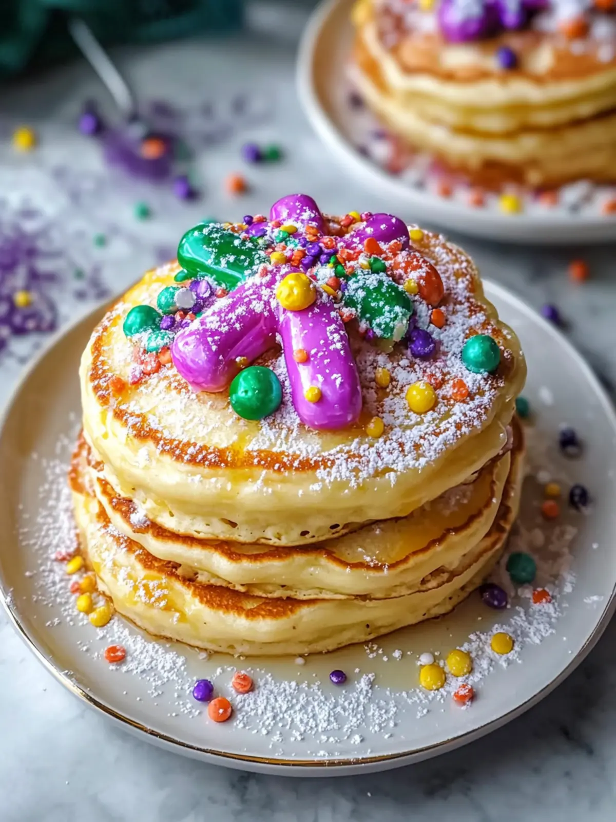 King Cake Pancakes: A Festive Twist on Breakfast Joy 5 King Cake Pancakes