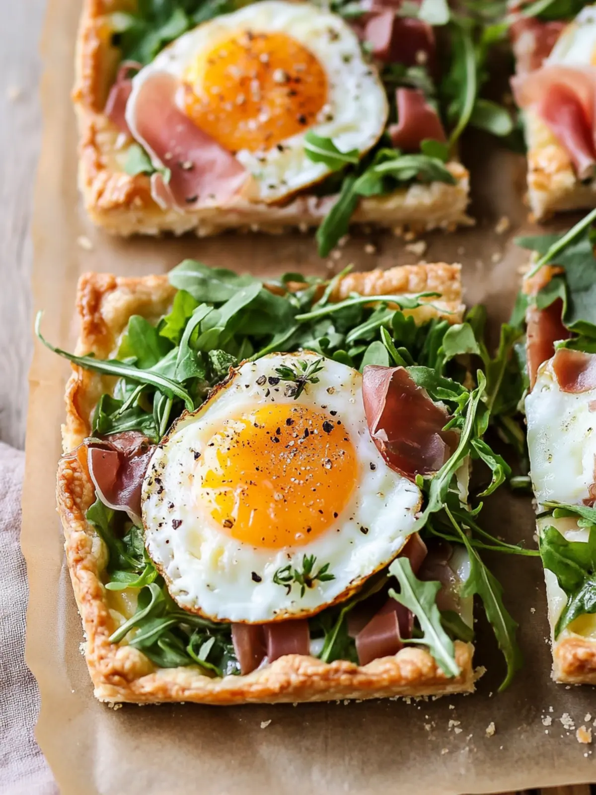 Baked Prosciutto and Egg Breakfast Tart for a Perfect Brunch 4 Baked Prosciutto and Egg Breakfast Tart