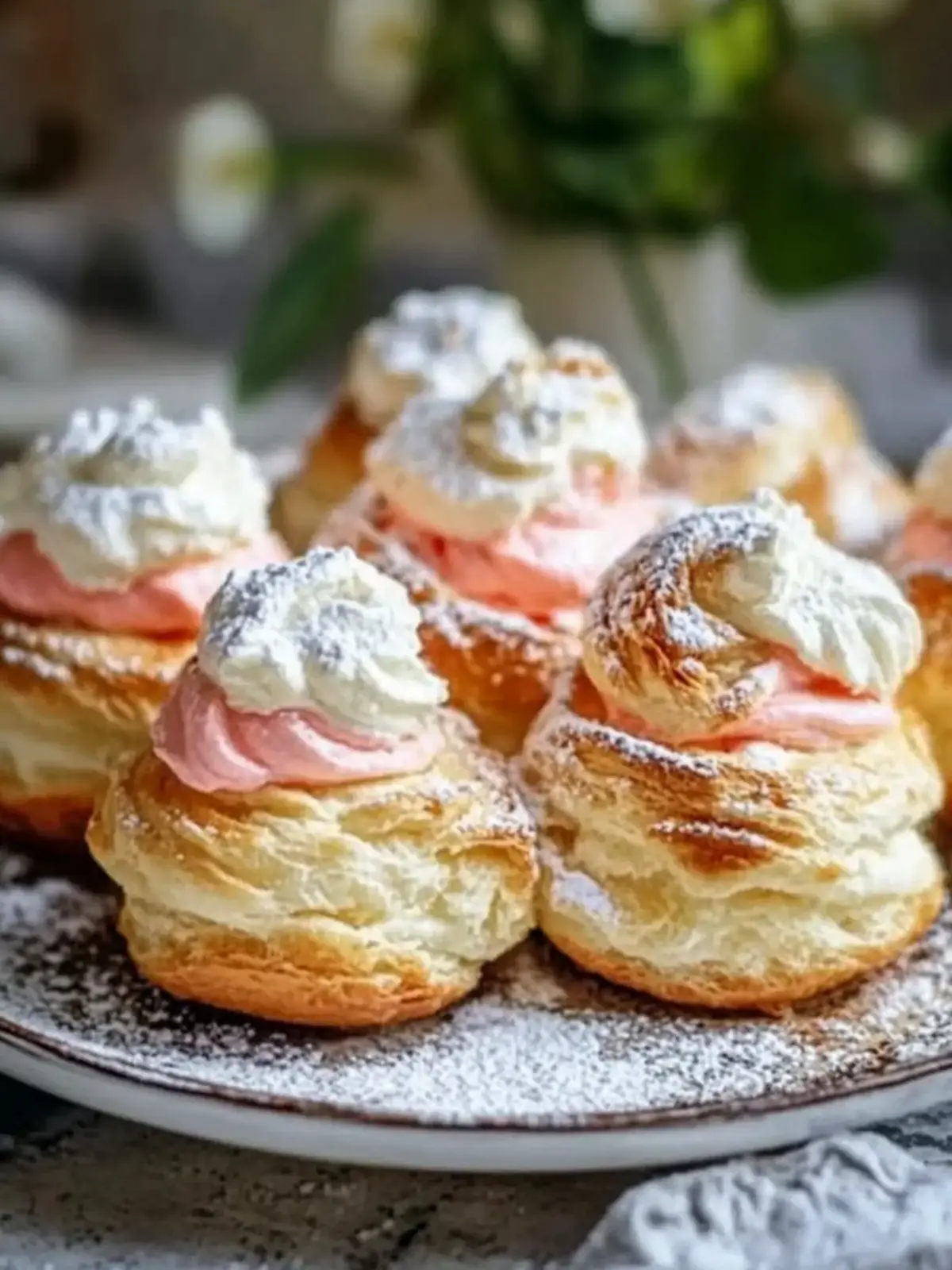 Delicious Rhubarb Cream Puffs: A Whimsical Spring Delight 3 Rhubarb Cream Puffs