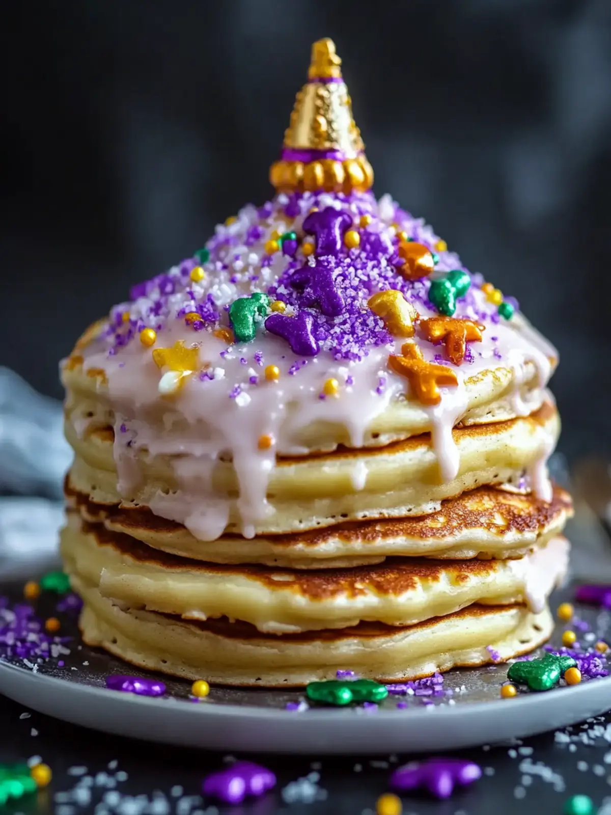King Cake Pancakes: A Festive Twist on Breakfast Joy 4 King Cake Pancakes