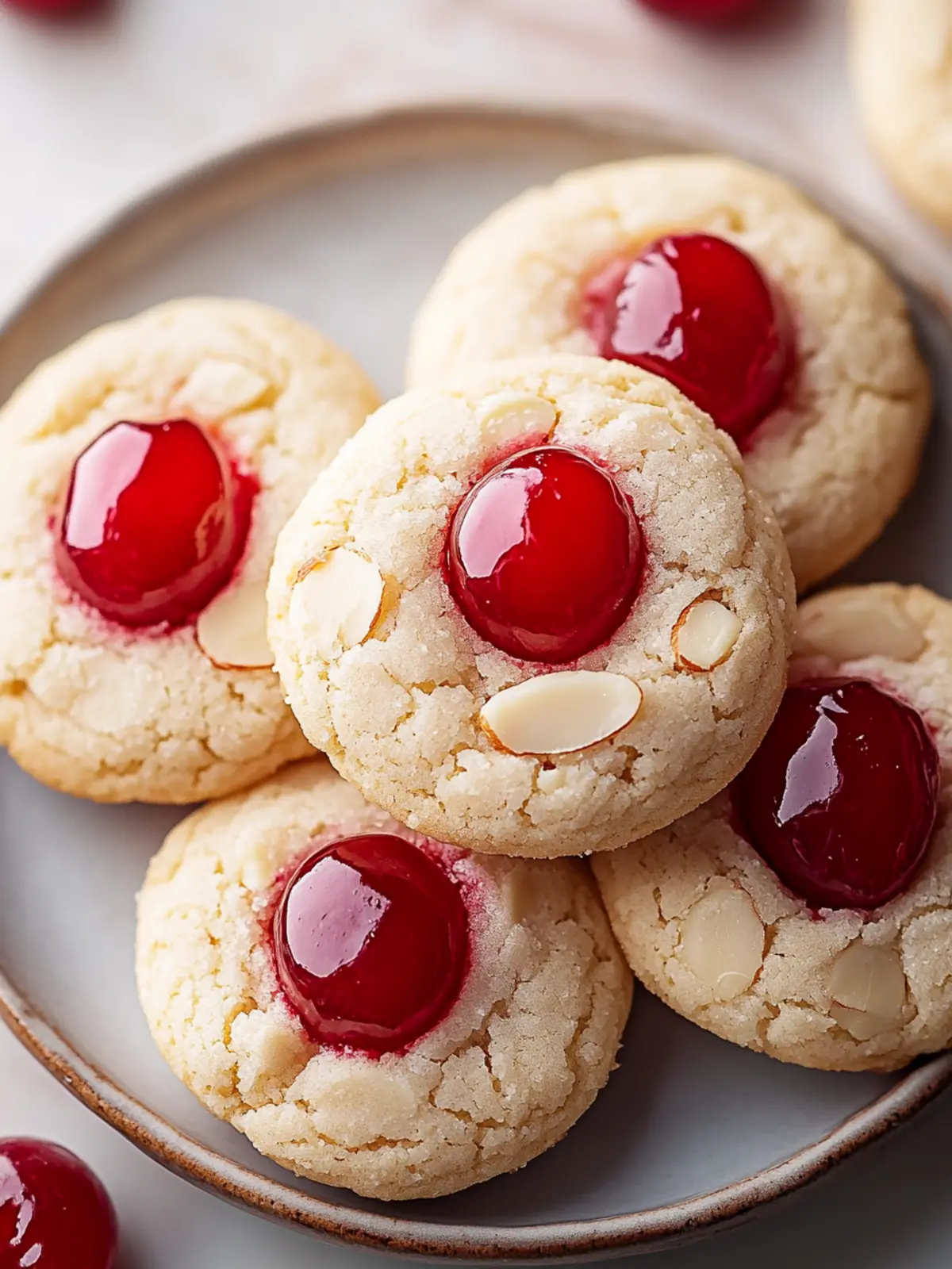 Almond Maraschino Cherry Cookies for Sweet Surprises 2 Almond Maraschino Cherry Cookies