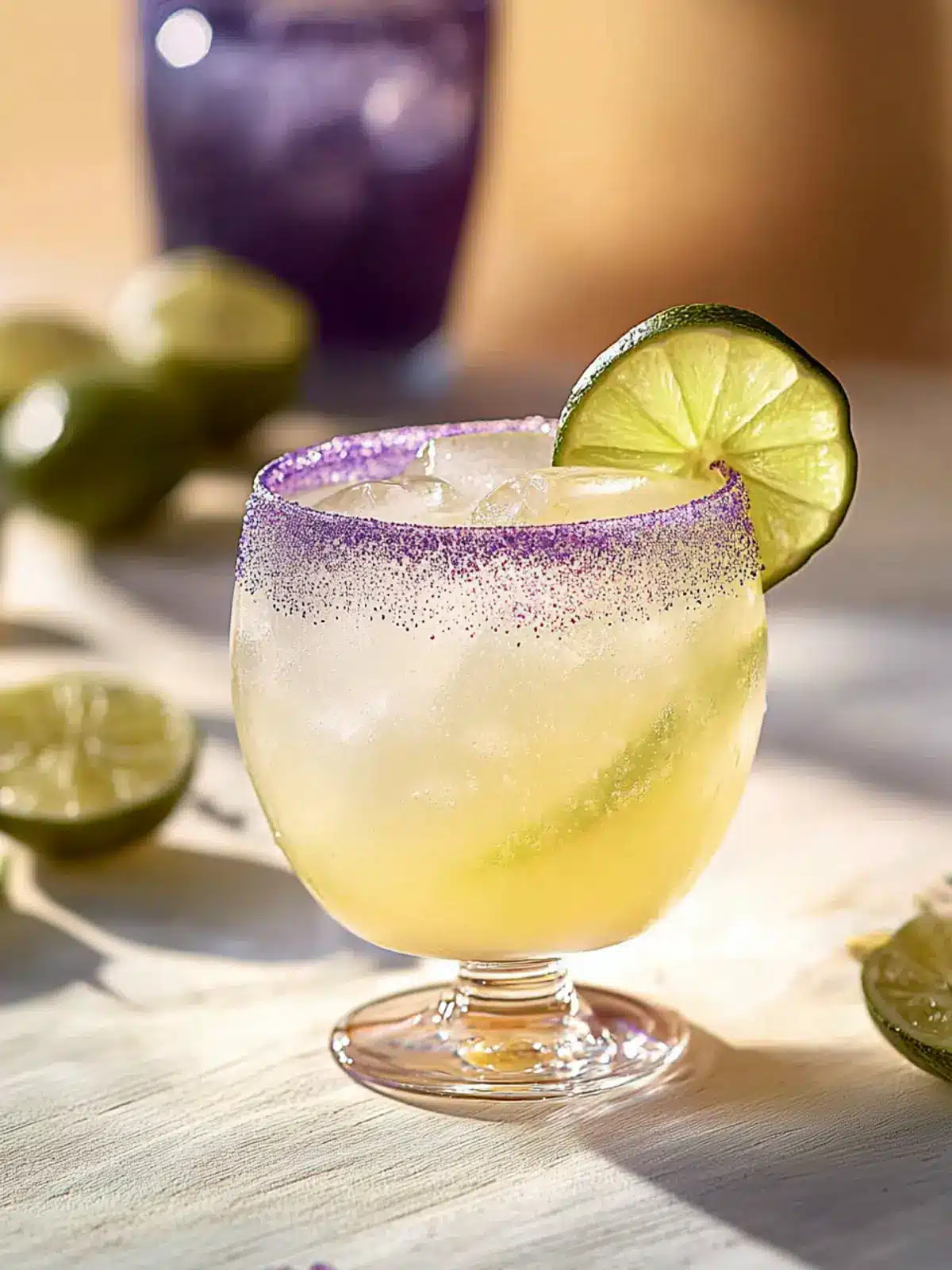 Mesmerizing Galaxy Margarita with Color-Changing Tequila 5 Galaxy Margarita
