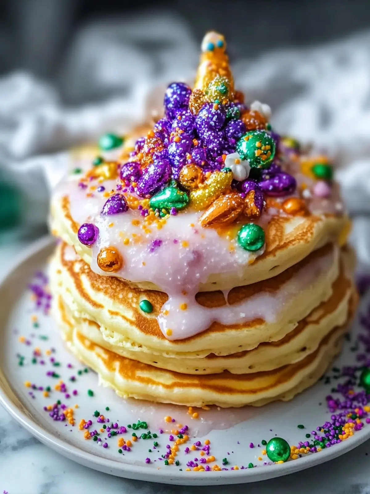 King Cake Pancakes: A Festive Twist on Breakfast Joy 3 King Cake Pancakes
