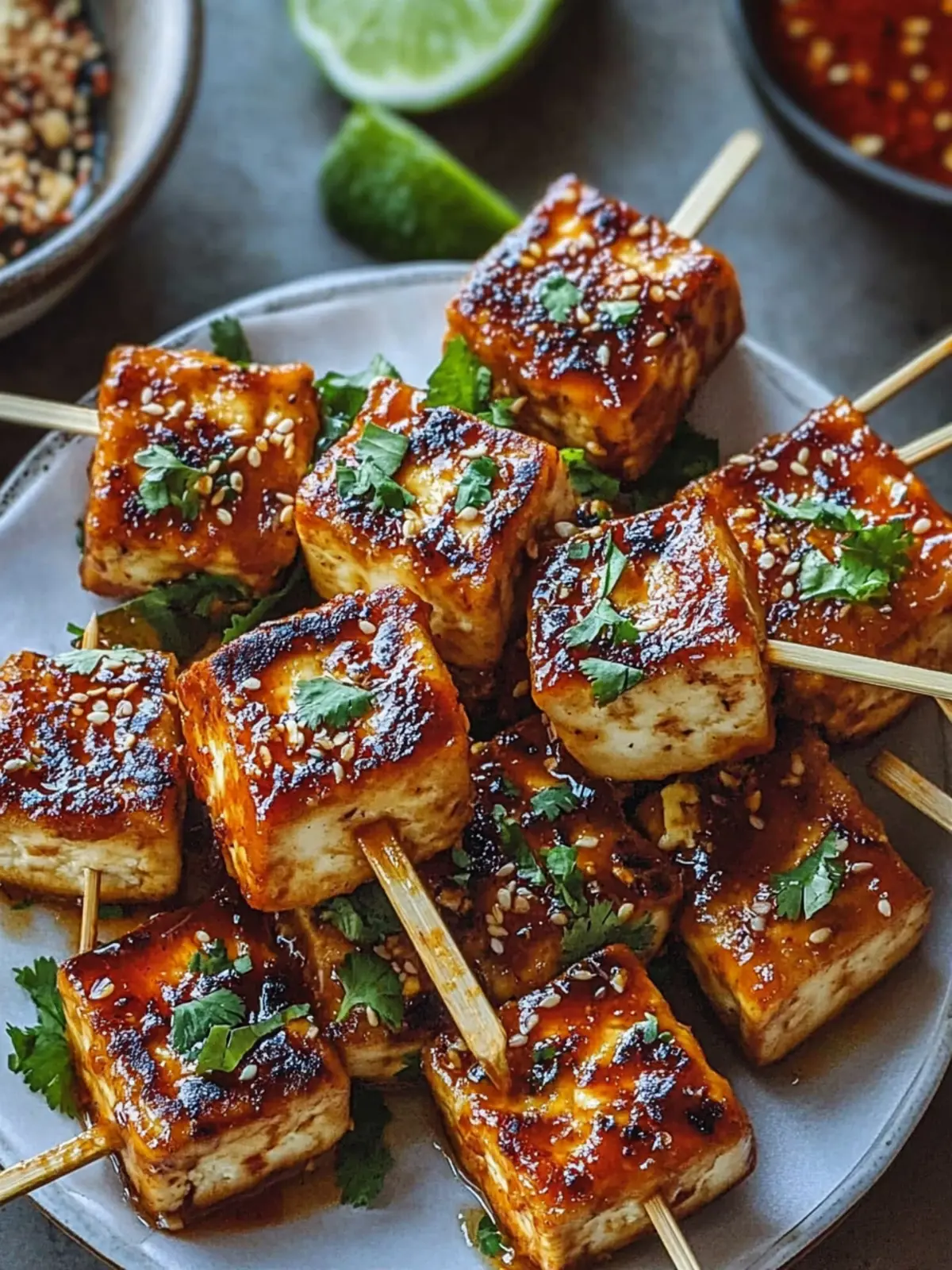Irresistible Sweet Chili Tofu Satay Bites for Any Gathering 2 Sweet Chili Tofu Satay Bites
