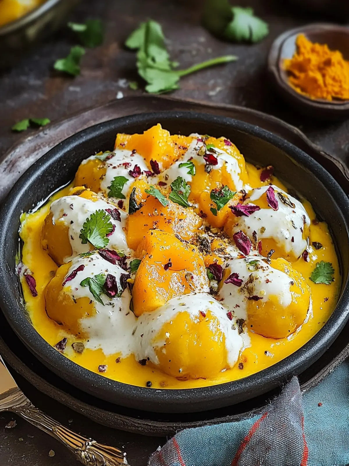 Shahi Mango Dahi Vada