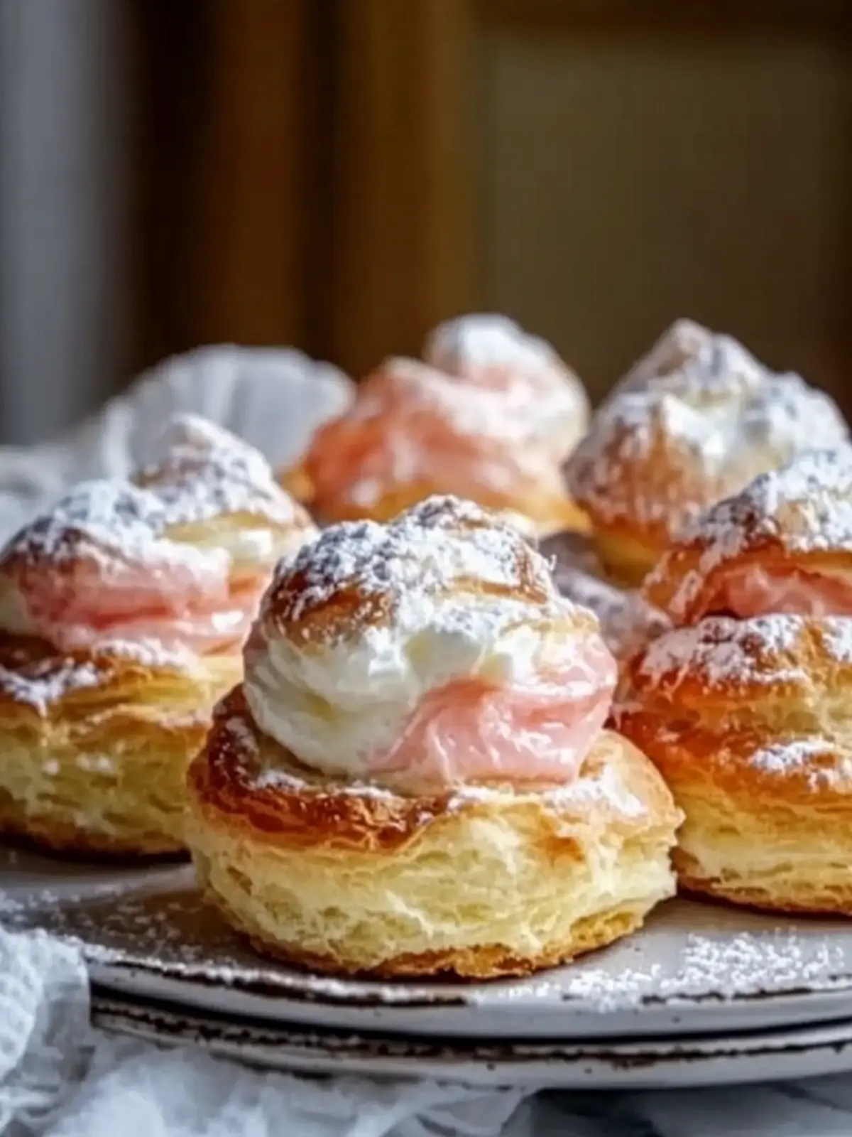 Delicious Rhubarb Cream Puffs: A Whimsical Spring Delight 2 Rhubarb Cream Puffs