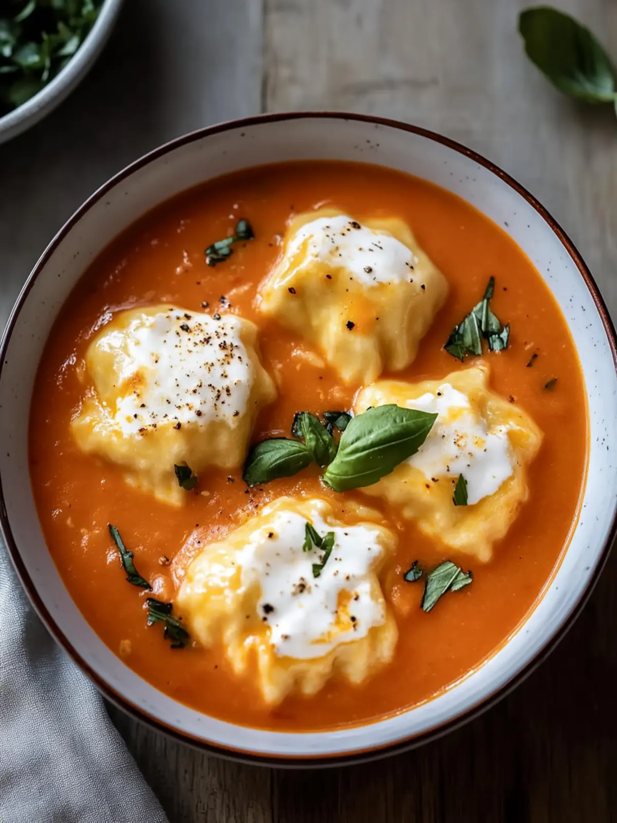 Cheese Dumpling Tomato Soup for Cozy Weeknight Dinners 4 Cheese Dumpling Tomato Soup
