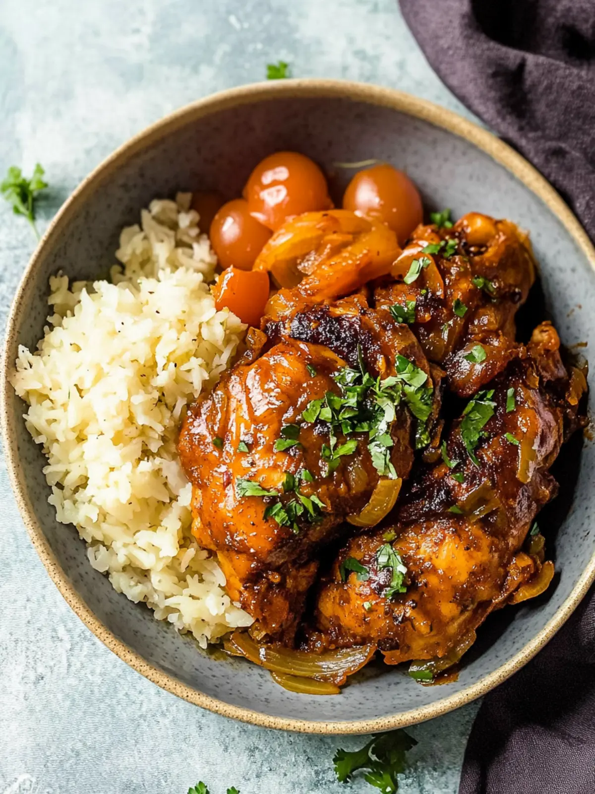 Savory Senegalese Chicken Yassa with Sweet Caramelized Onions 2 Senegalese Chicken