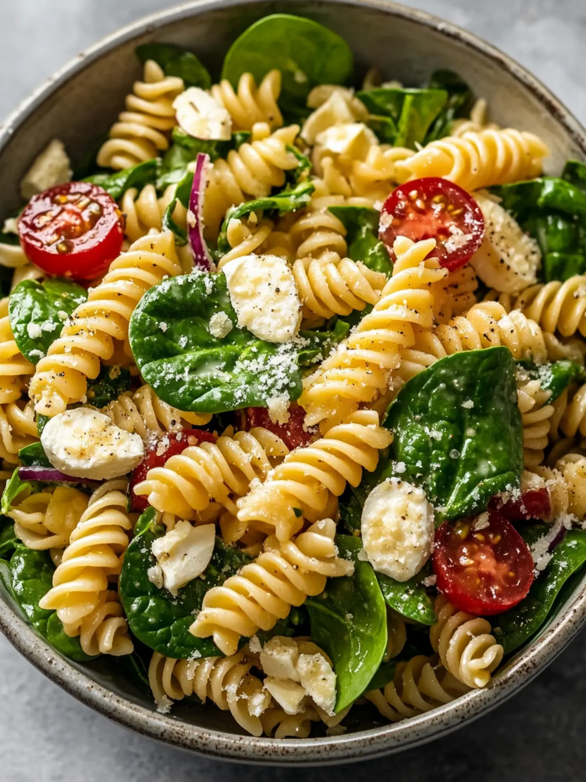 Nutritious Spinach Pasta Salad with Feta and Cranberries Delight 5 Nutritious Spinach Pasta Salad