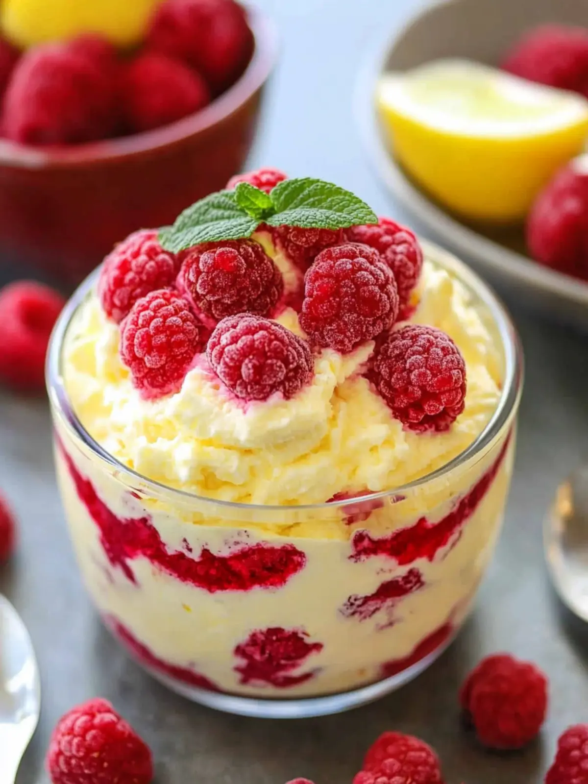 Lemon Raspberry Fluff: A Bright & Creamy Delight for All 4 Lemon Raspberry Fluff