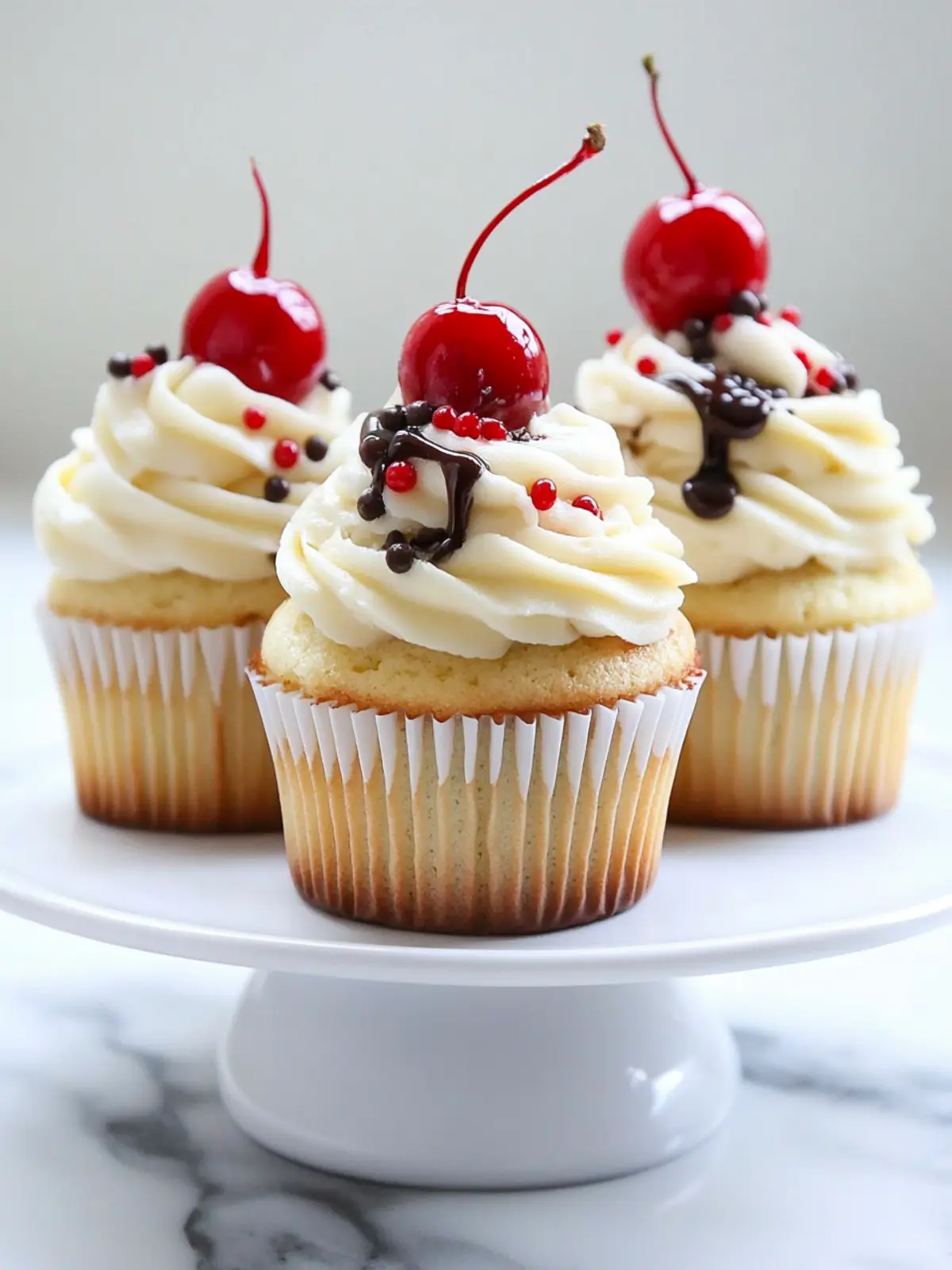 Banana Split Cupcakes That Bring Back Sweet Memories 4 Banana Split Cupcakes