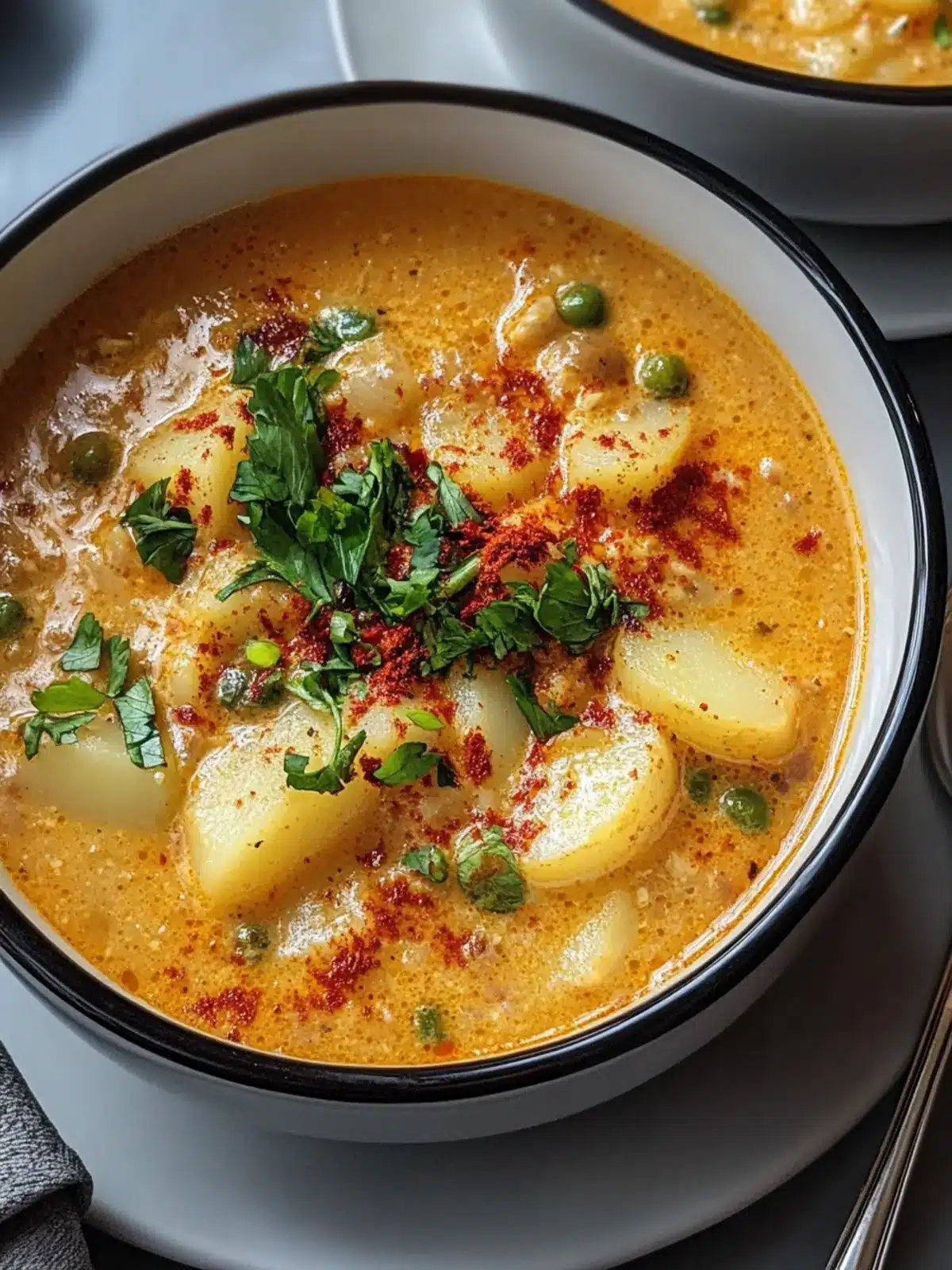 Spicy Cajun Potato Soup