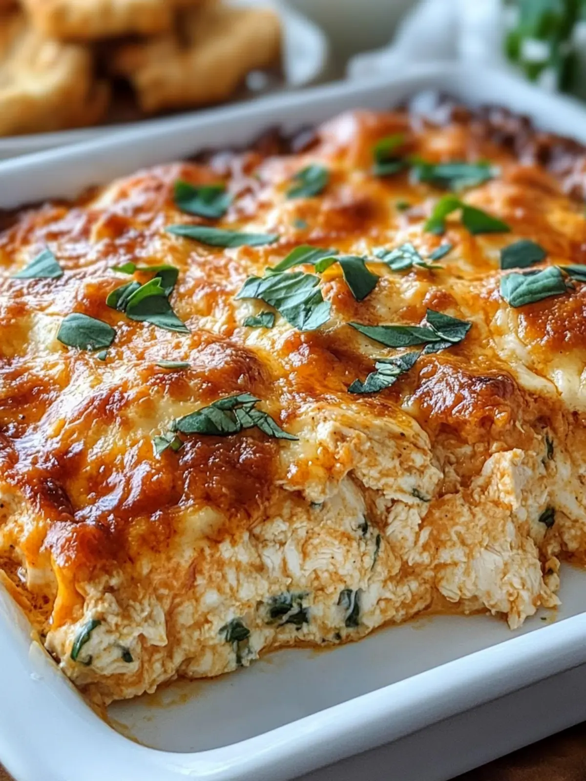 Hot Spicy Buffalo Chicken Dip