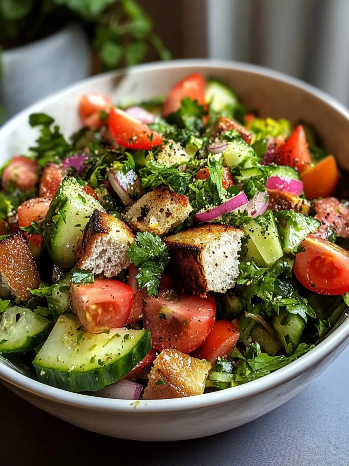 Delicious Fattoush Salad: Your Perfect Iftar Refreshment 2 Fattoush Salad