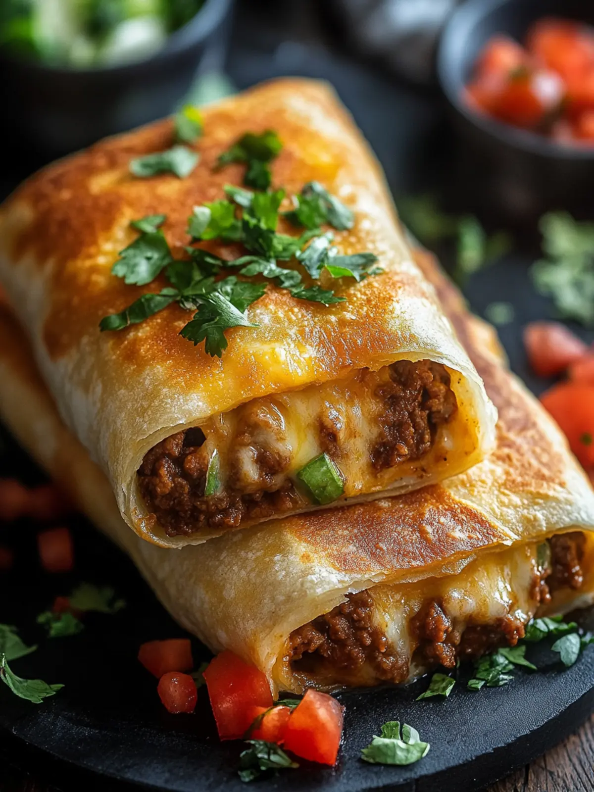Savory Beef and Cheese Chimichangas with Flavorful Twists 5 Beef and Cheese Chimichangas